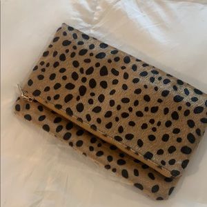 Cheetah leopard Animal Print clutch purse handbag